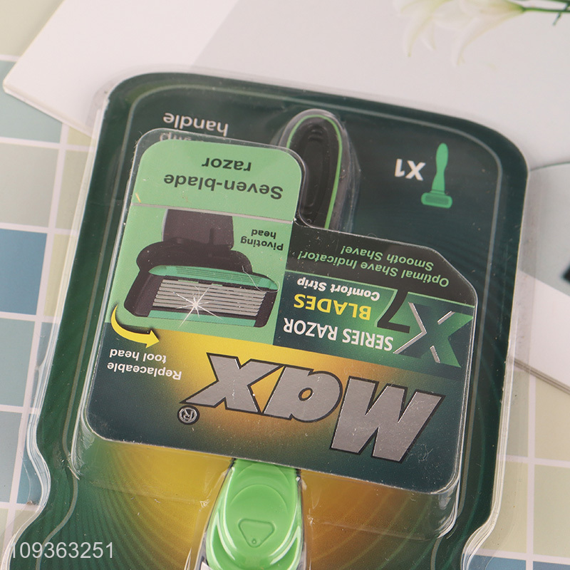 China wholesale seven blades comfort strip shaving razor