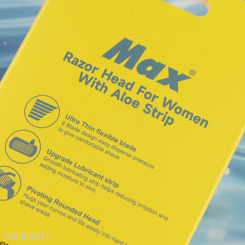 New arrival manual razor 6blades razor with refills