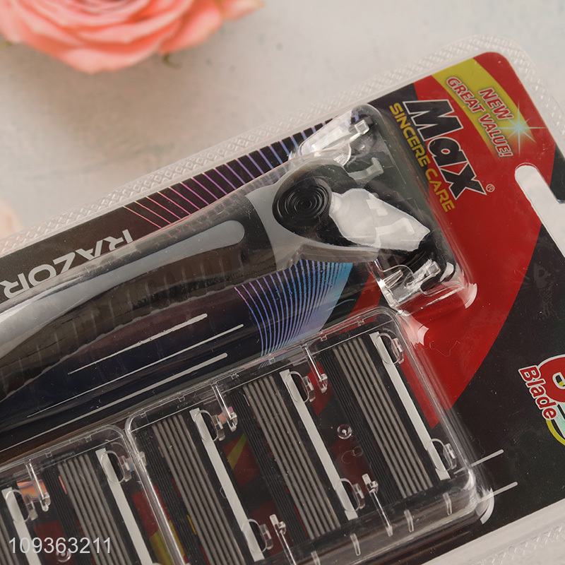 New arrival men comfort strip 6blades razor