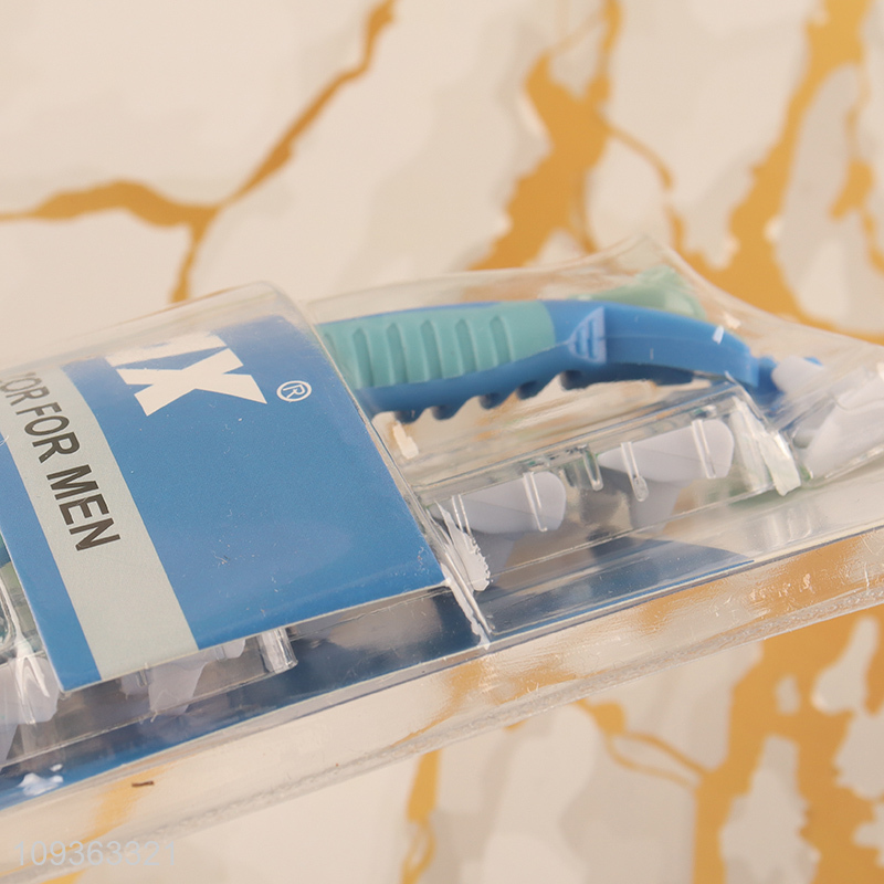 Good selling manual razor shaving razor with six blades
