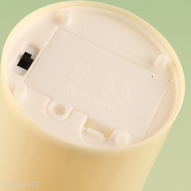 Low price plastic home decoration led candle