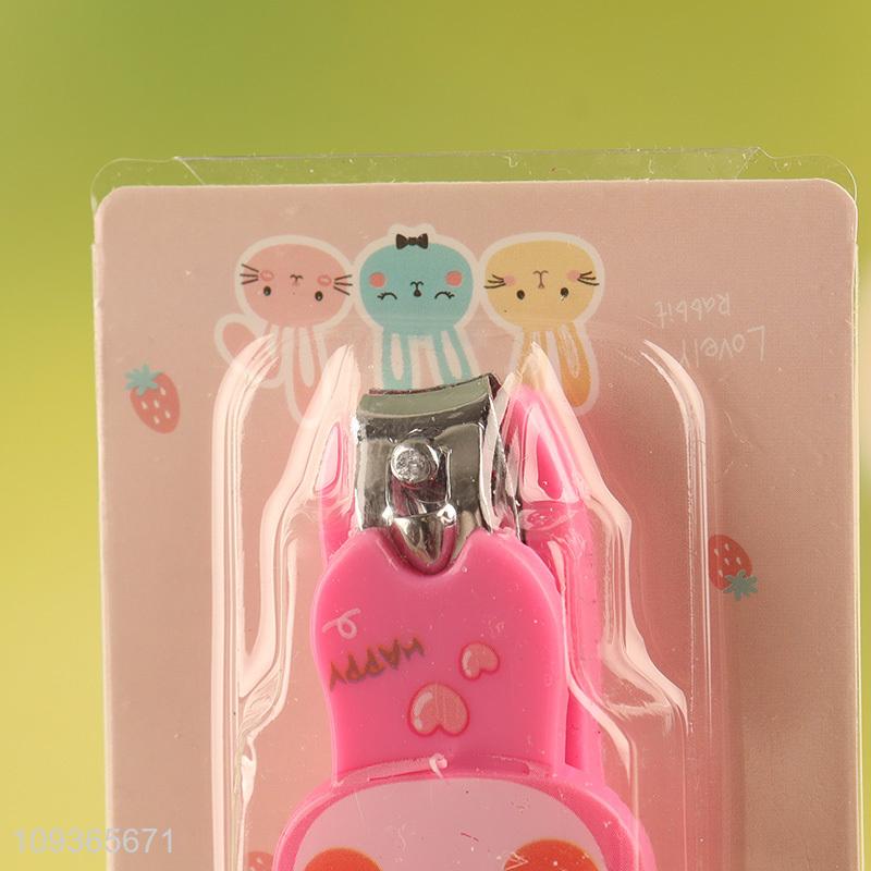 China supplier cartoon nail clipper nail scissors for kids