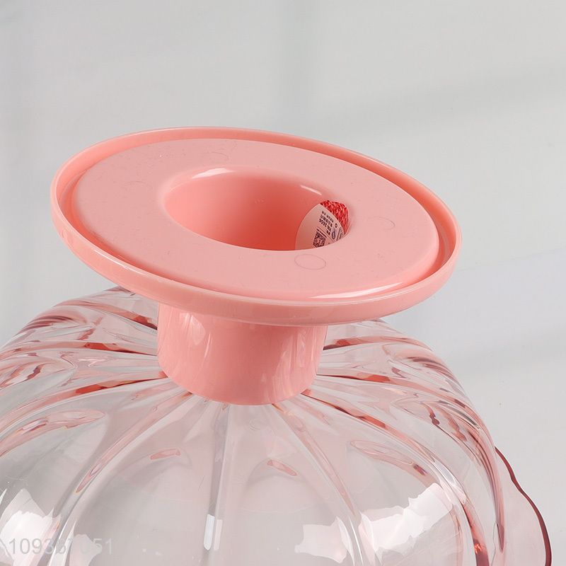 Top quality pink home tabletop decor fruits plate