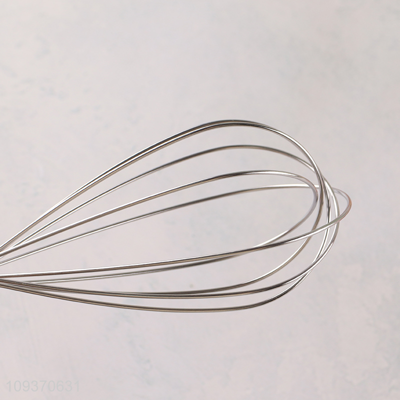 New arrival kitchen gadget egg whisk with wooden handle