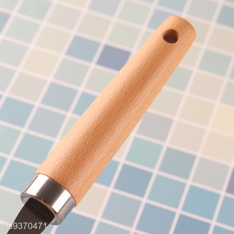 Online wholesale stainless steel meat fork with wooden handle