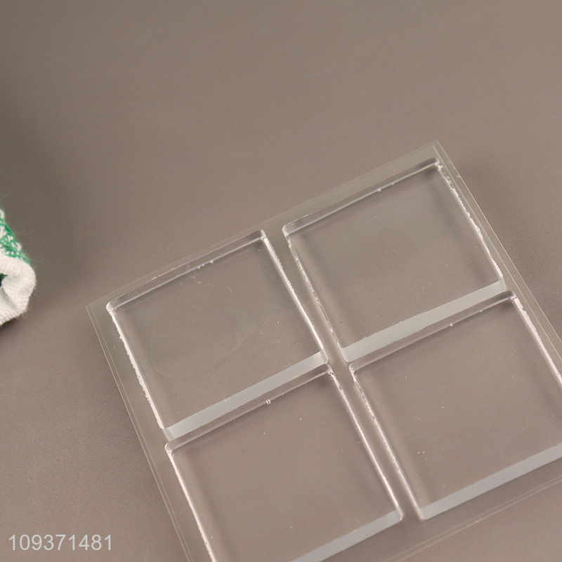 China wholesale 4pcs double-sided adhesive gripping mats
