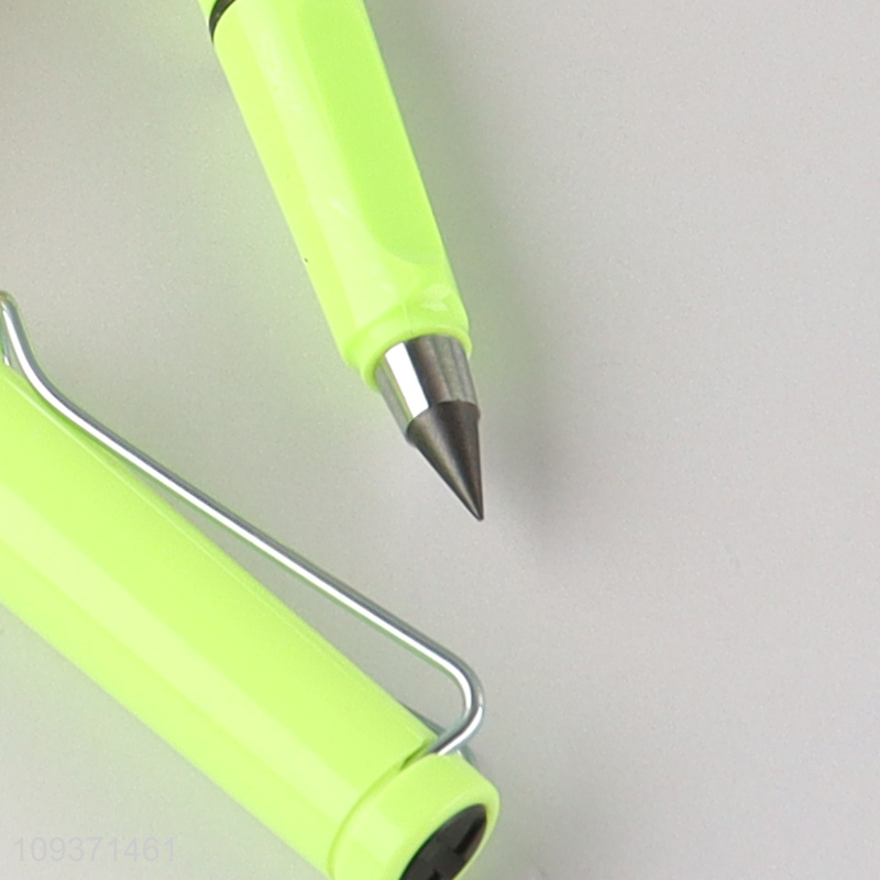Best quality 6pcs permanent pencils with eraser