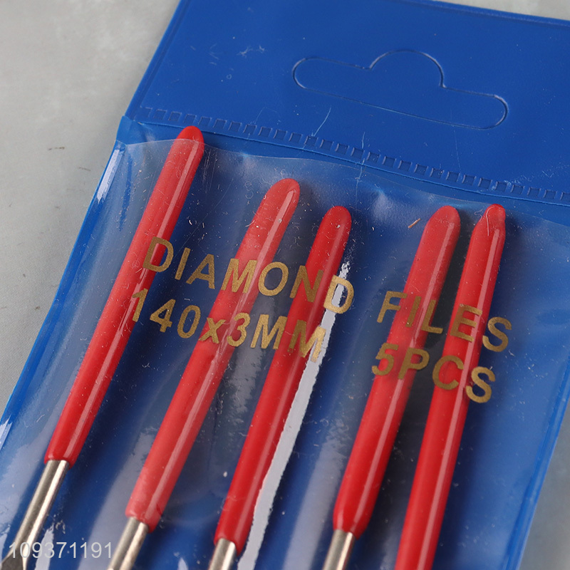 Yiwu market  5pcs diamond files for hardware tool
