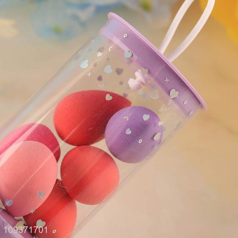 Low price 6pcs mini makeup sponges cosmetic puff