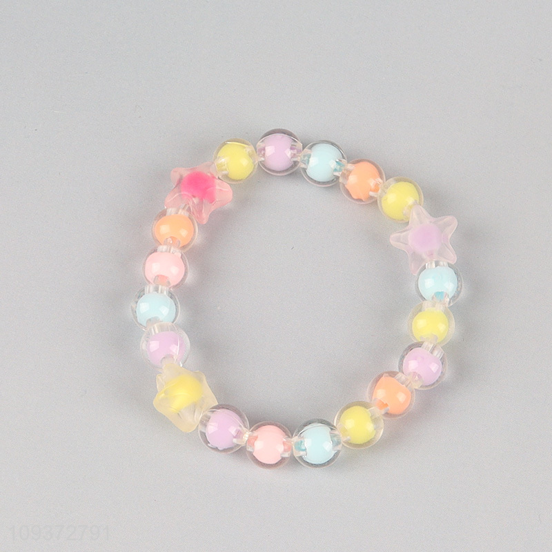 Online wholesale candy color girls fashion bracelet