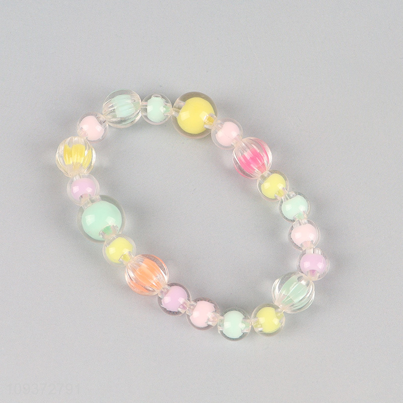 Online wholesale candy color girls fashion bracelet
