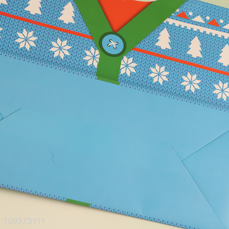 Online wholesale Christmas gifts packaging bag paper wrapping bag