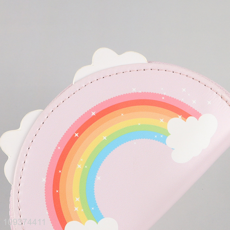 Top selling rainbow waterproof leather wallet wholesale