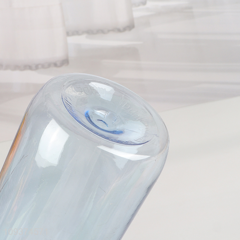 Latest products portable blue water bottle drinking bottle
