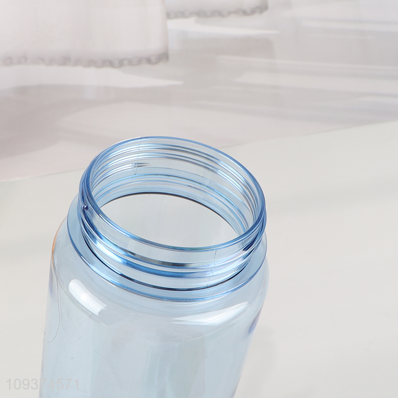 Latest products portable blue water bottle drinking bottle