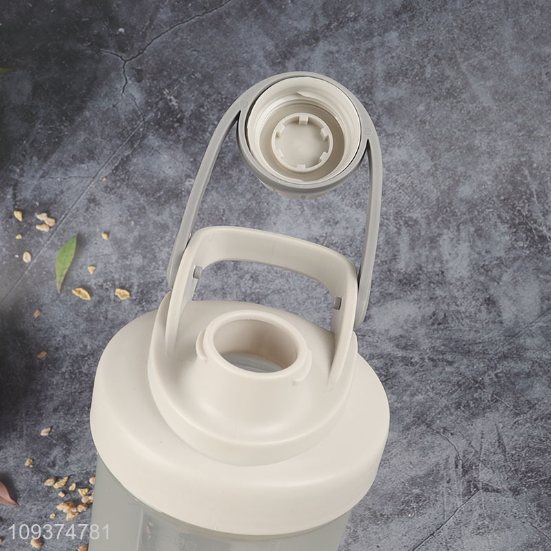 Factory supply plastic water bottle drinking bottle with handle