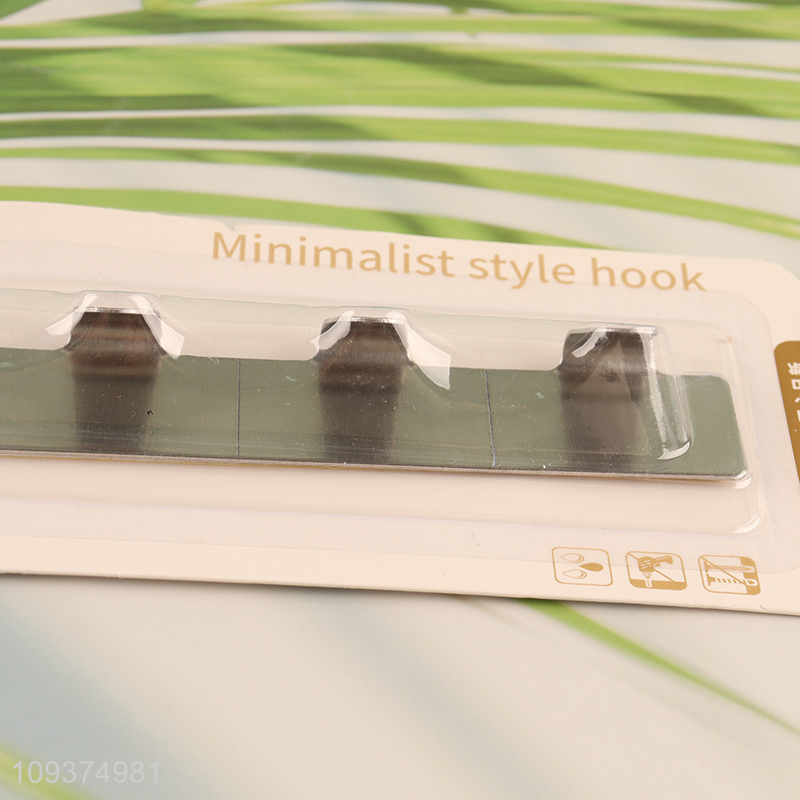 Wholesale stainless steel sticky hook wall hooks for household