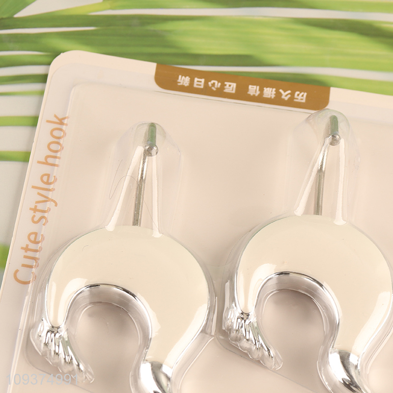 Top selling 2pcs household sticky hook wall hooks