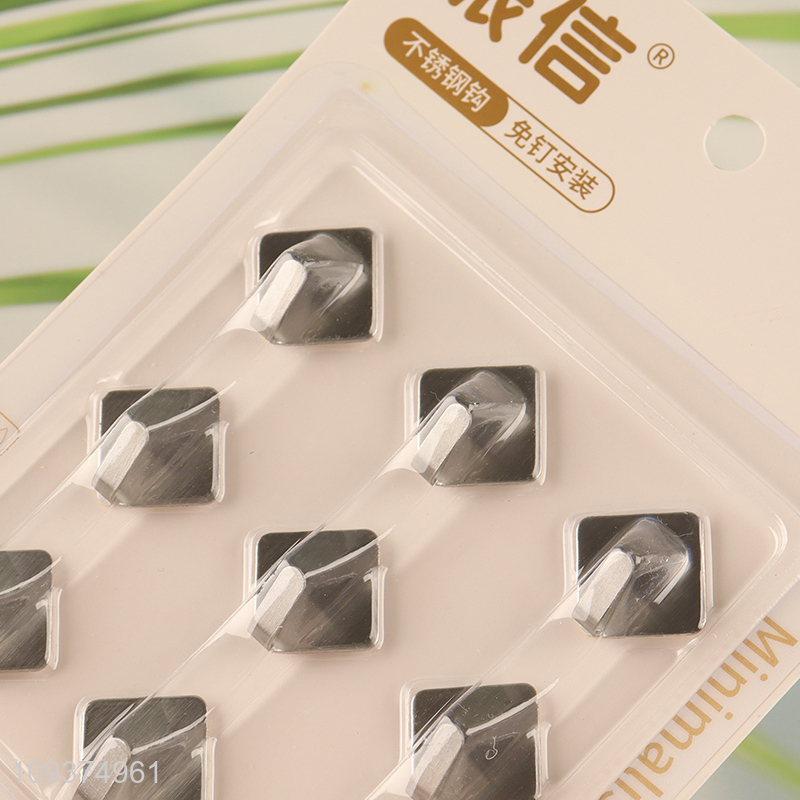 New product household stainless steel sticky hook wall hooks