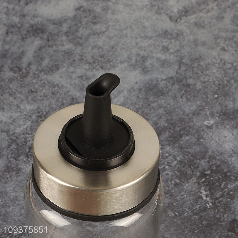 China wholesale glass oil pot oil jug with lid
