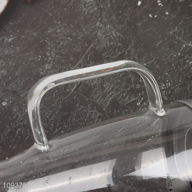 Low price glass oil pot oil jug for kitchen