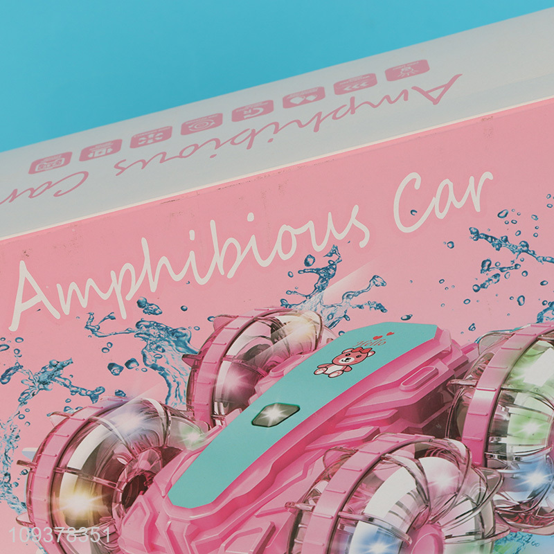 Wholesale light amphibious car remote control car toys