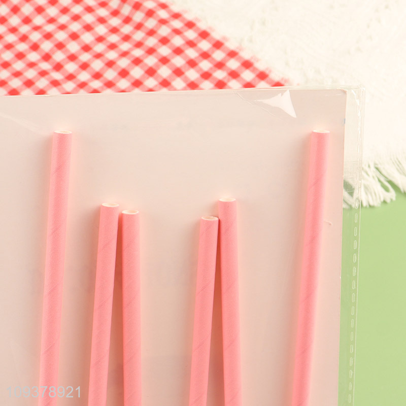Best quality cartoon bear paper straw drinking straw