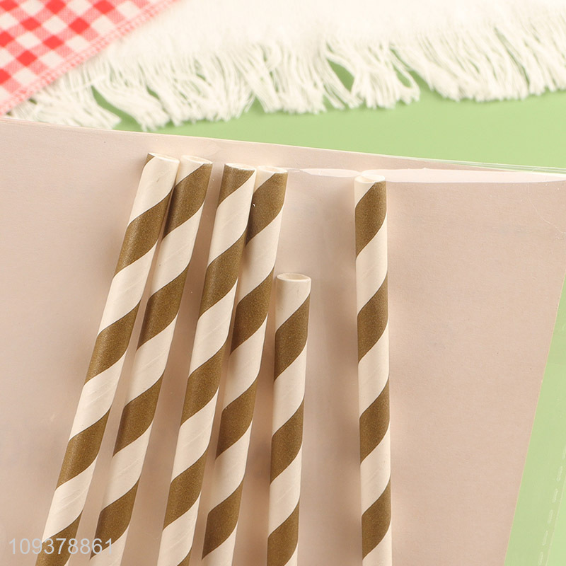 Factory direct sale paper straw drinking straw for Christmas party