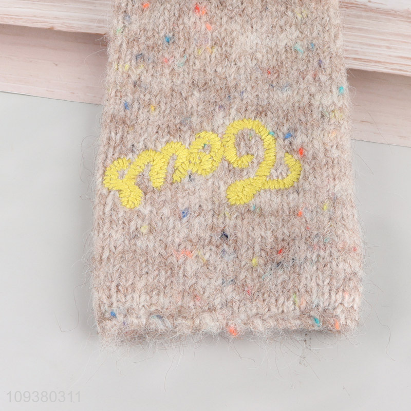 Latest products winter knitted arm sleeve arm cover for sale