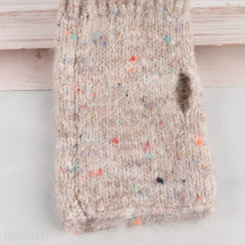 Latest products winter knitted arm sleeve arm cover for sale