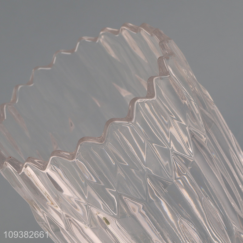 Hot sale glass flower vase hydroponic vase
