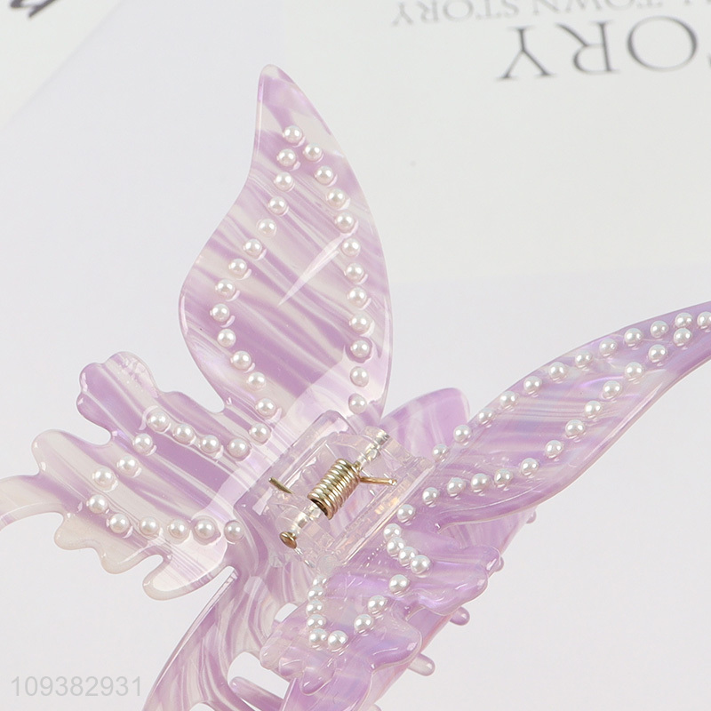 Good price butterfly hai claw clips hair decoration