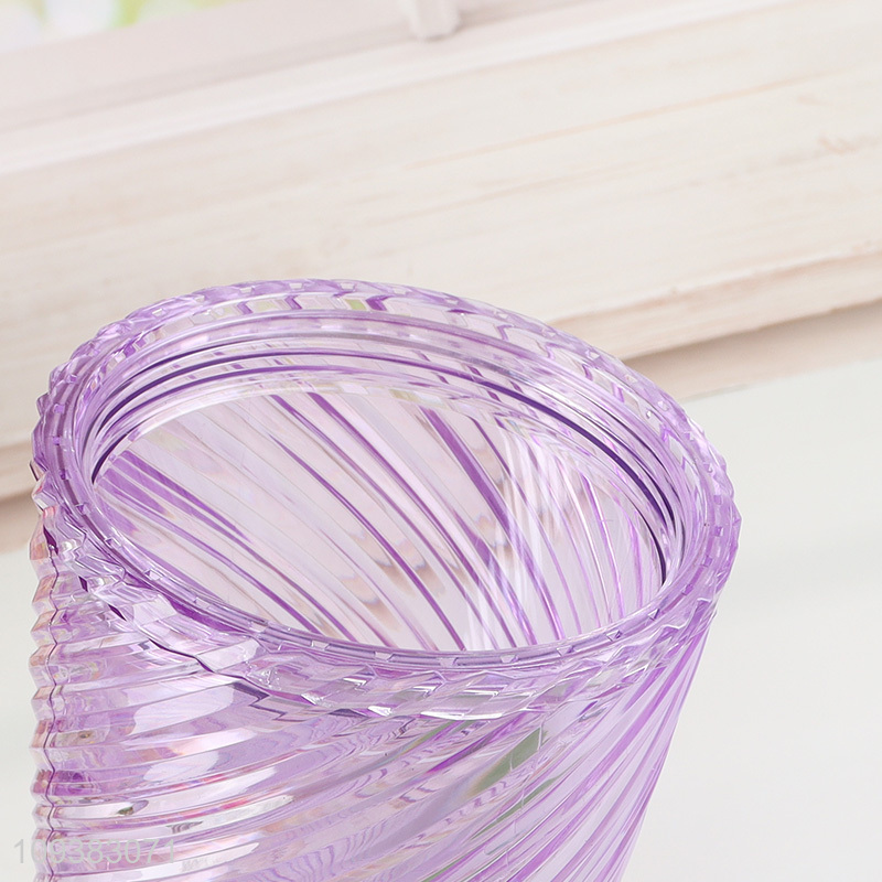 Top quality plastic water bottle purple Tumbler