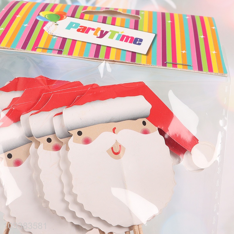 New product Santa Claus cupcake topper cake topper