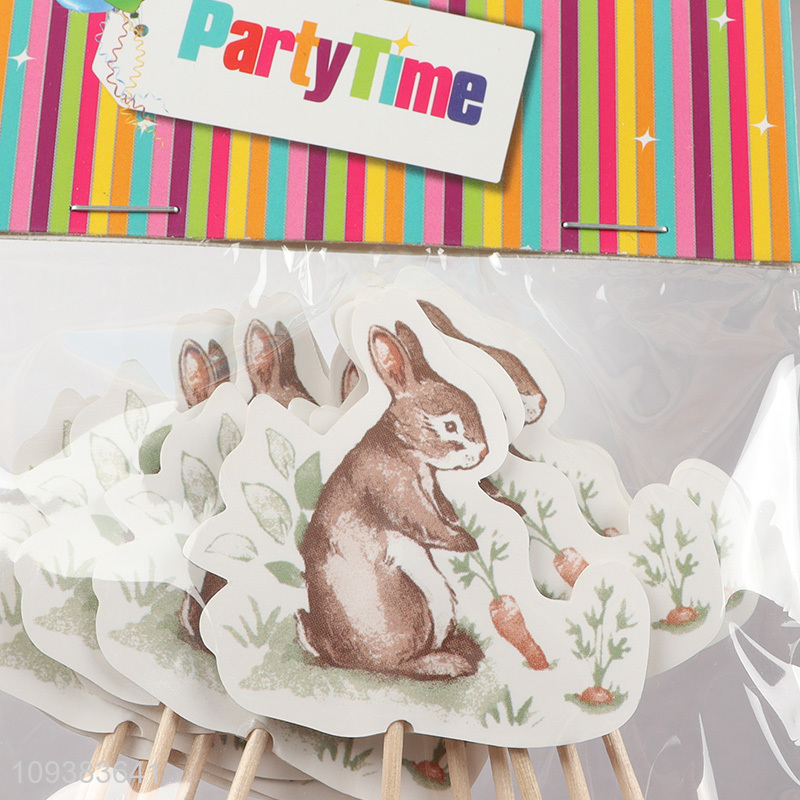 China products rabbit cupcake topper cake topper