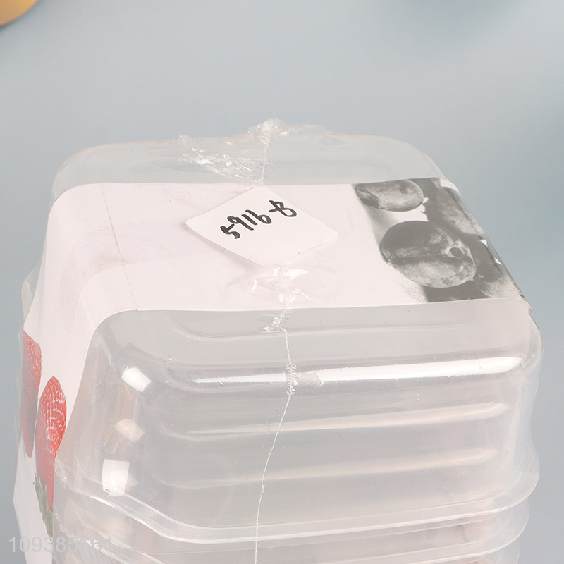 Low price 4-piece storage box food container box