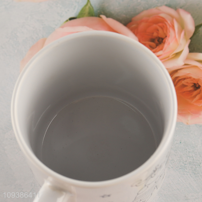 Good quality Christmas diy ceramic cup with painting pen