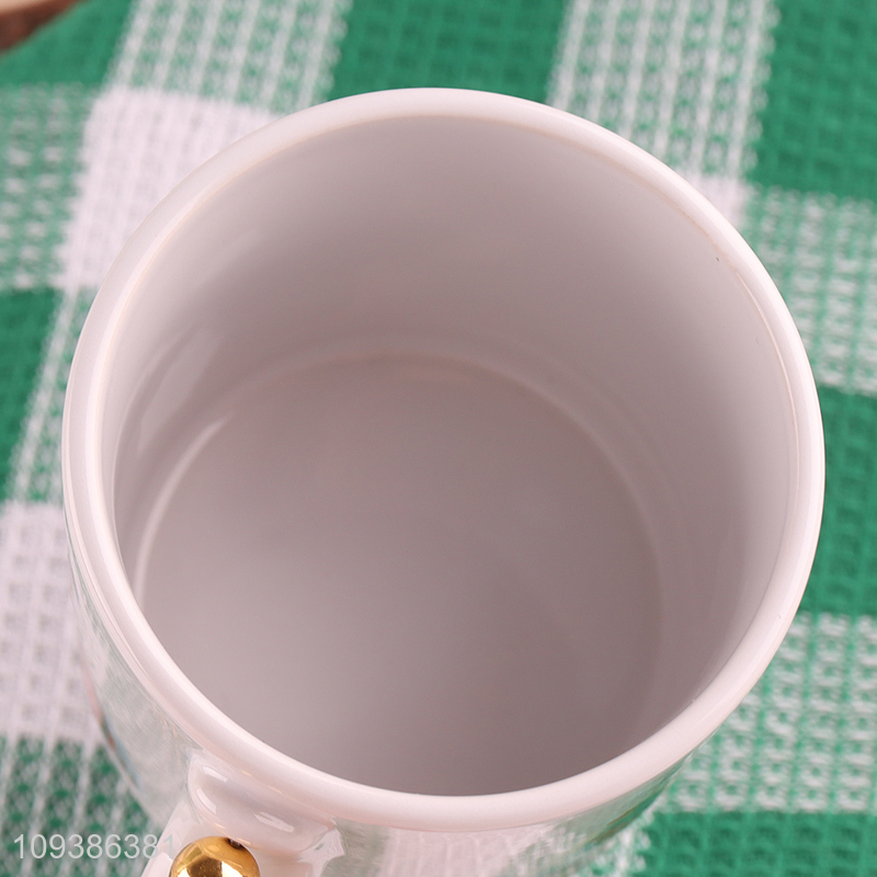 Top quality Christmas series ceramic water cup drinking cup
