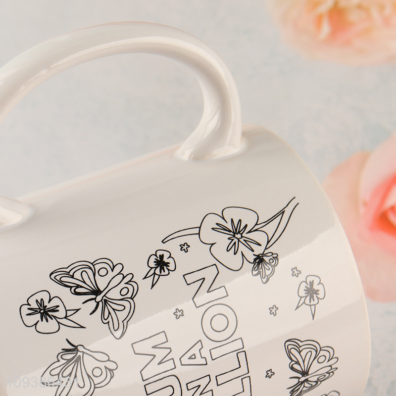 Good sale diy Christmas series ceramic cup painting cup