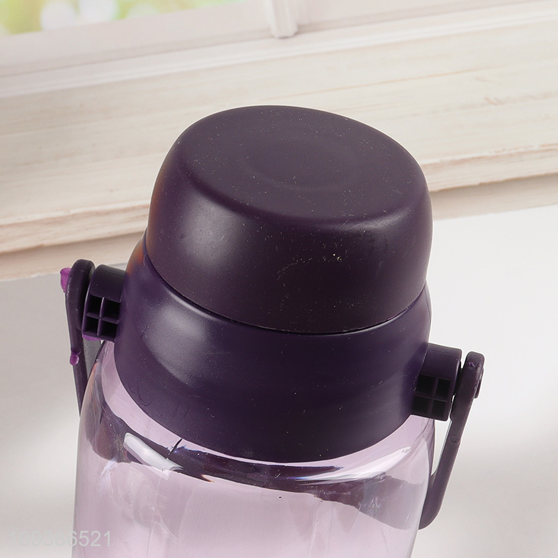 China factory plastic water bottle drinking bottle with handle