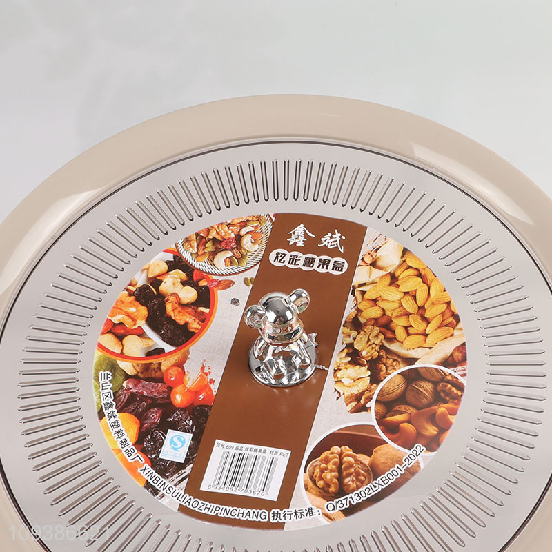 Good price round storage box snack box with lid
