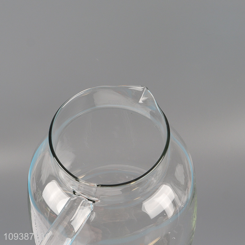 Popular products large capacity glass water jug tea pot
