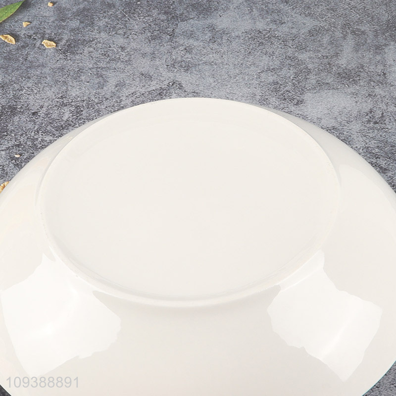 Top products 8 inch round ceramic soup plate