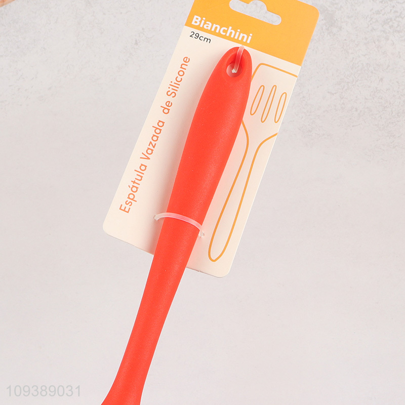 Latest products silicone kitchen utensil slotted spatula