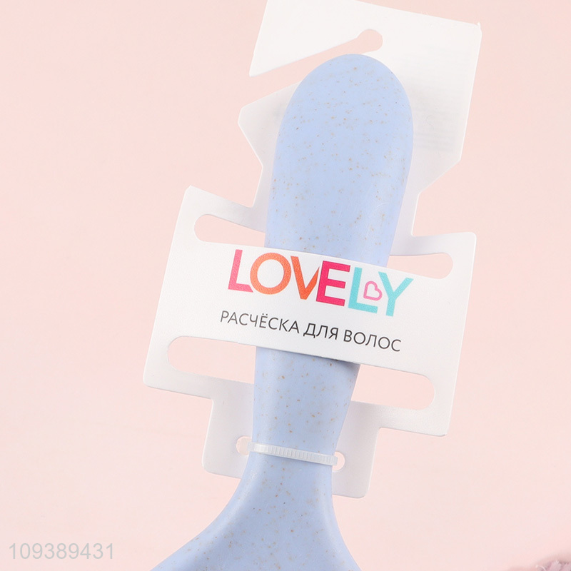 China factory wide teeth plastic hair comb hair brush