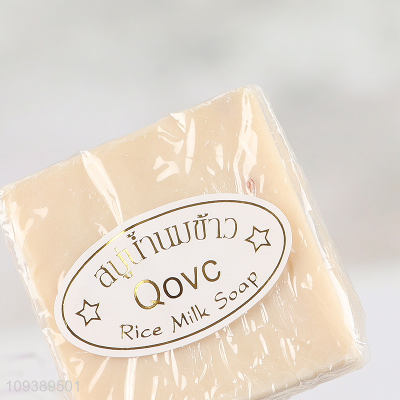 Top selling bathing soap rice milk soap