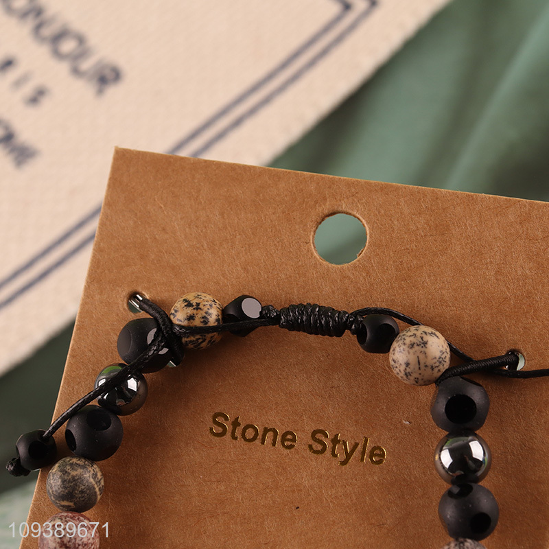 Good price fashion jewelry stone bracelet for gifts