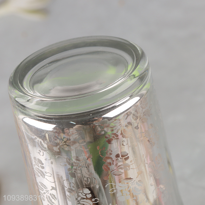 Good sale home decor glass candle jar holder candle cup