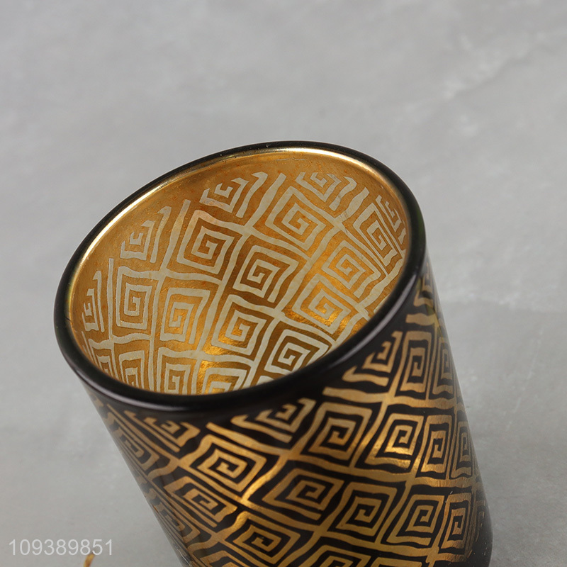 Factory supply glass candle jar holder candle cup for sale