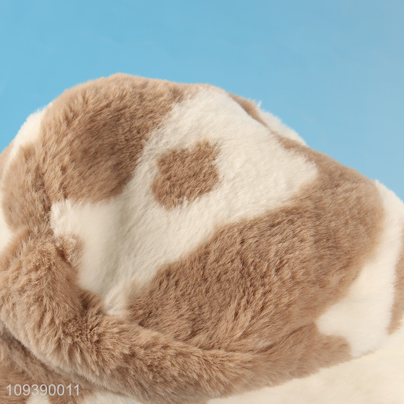 Factory supply fashion winter plush fisherman hat